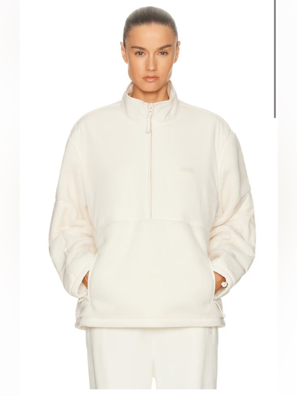 SKIMS Teddy Half Zip Pullover Jacket